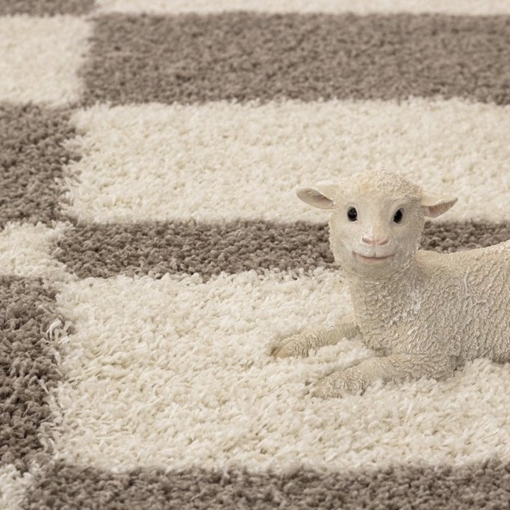 Hoogpolige loper - Gala Beige | Zachte en warme voeten
