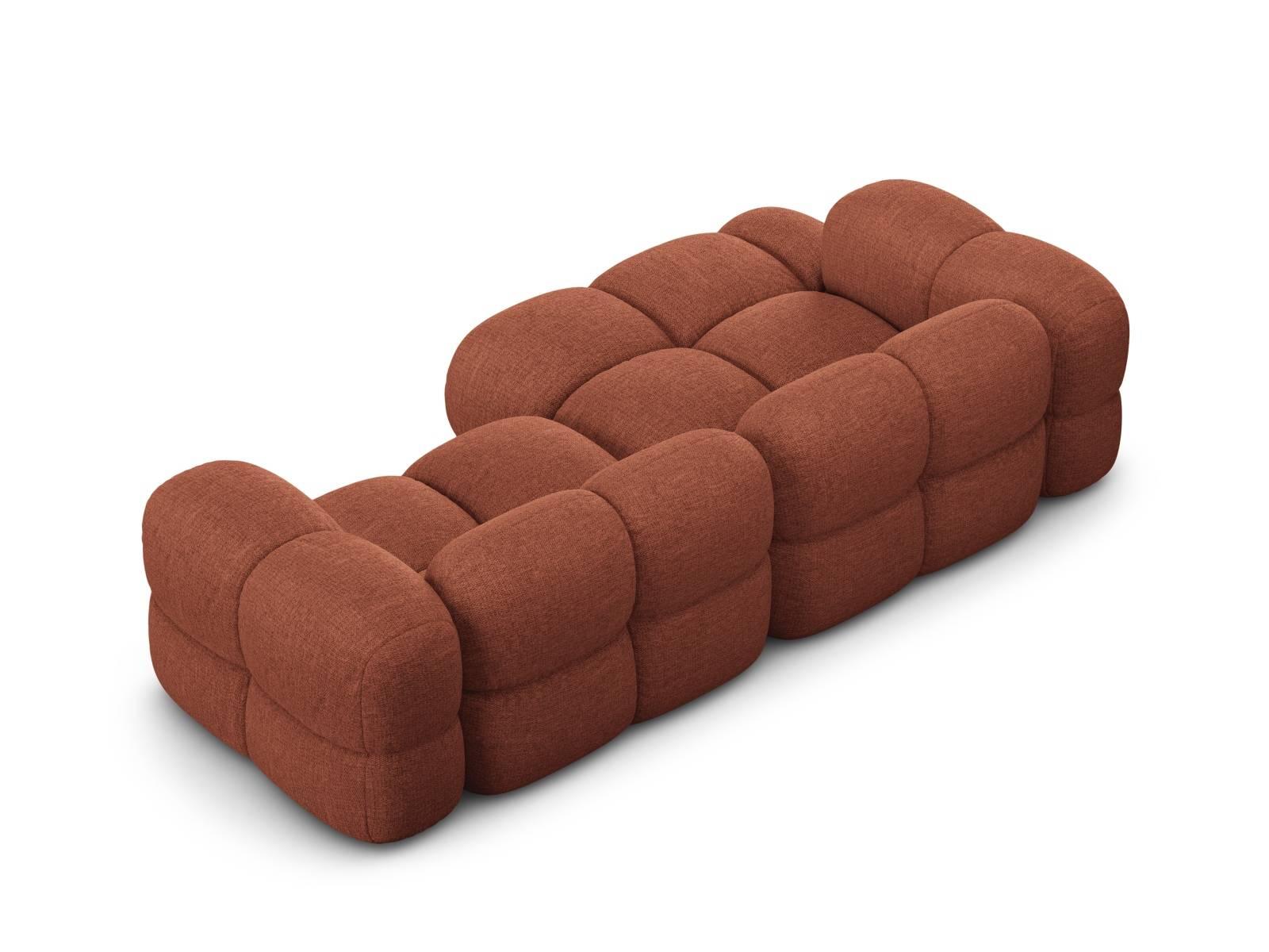 Cosmopolitan Design Loretto 2,5-zits Hoekbank Links - Koraal