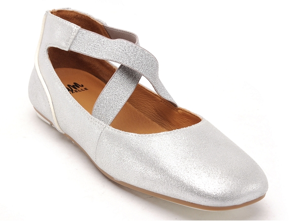 Mamzelle ballerines femme kombu argent