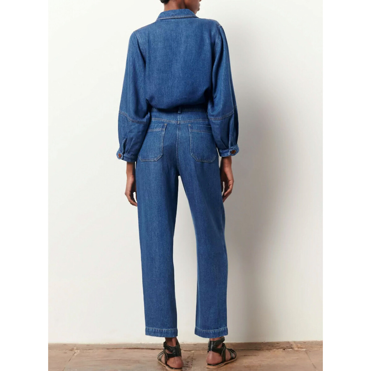 SESSUN<br>Calça jeans reta e larga Nica
