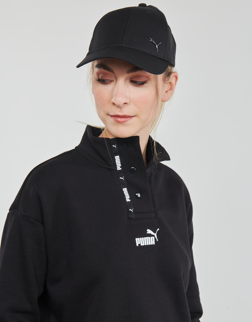 Puma - PUMA POWER TAPE HALF-PLACKET CREW TR - Noir