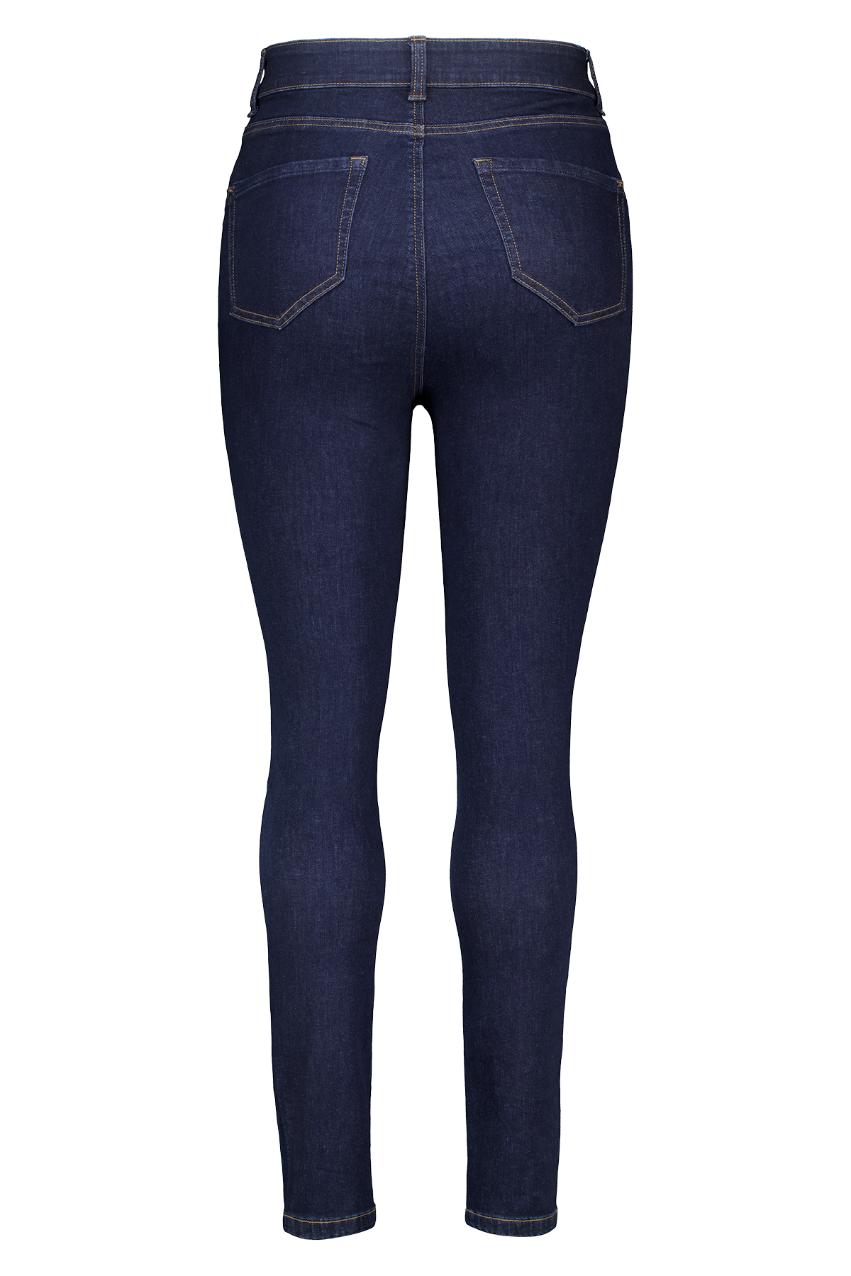 Skinny leg high waist jeans CHERRY Rinse Washed Denim