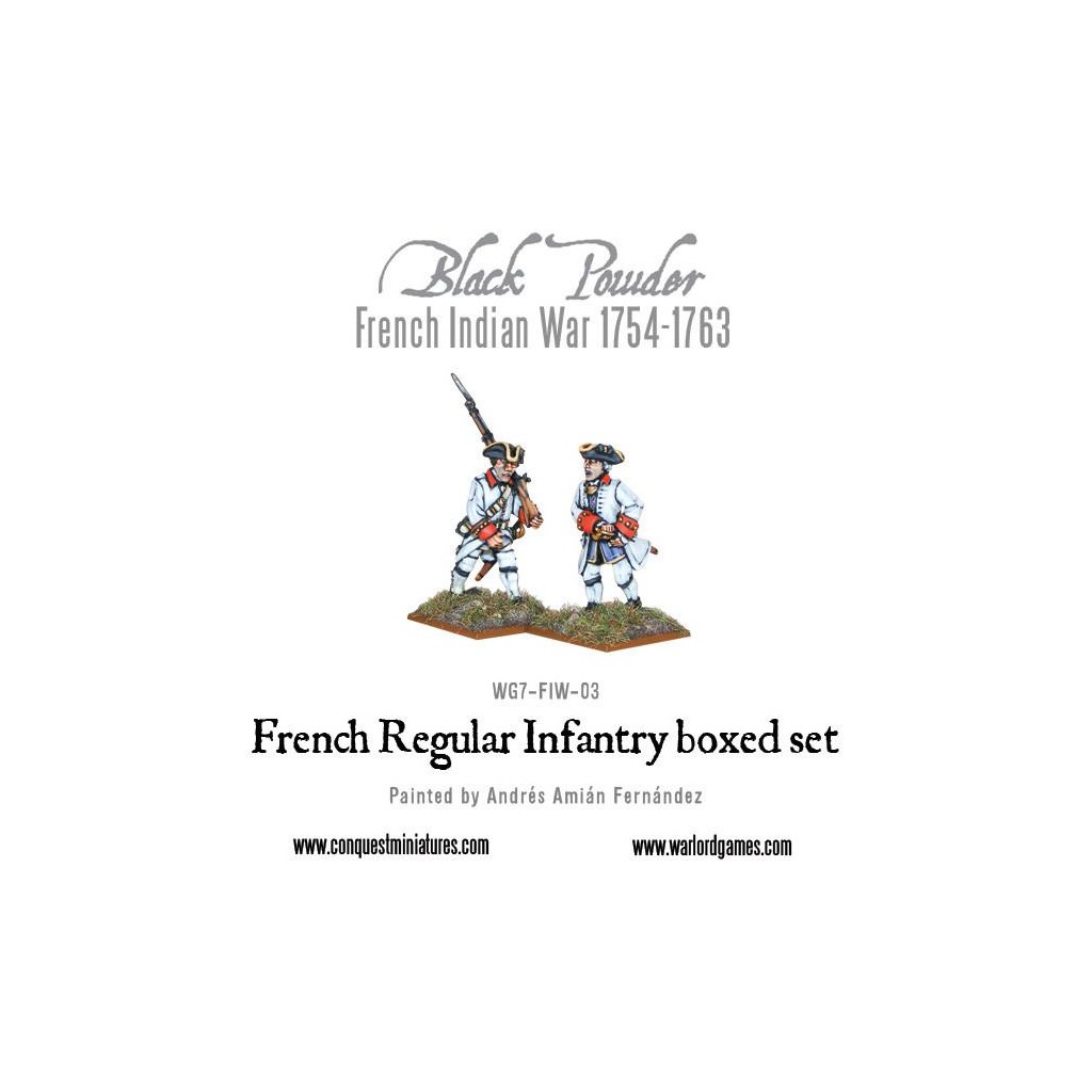 French Indian War 1754-1763: French Regular Infantry