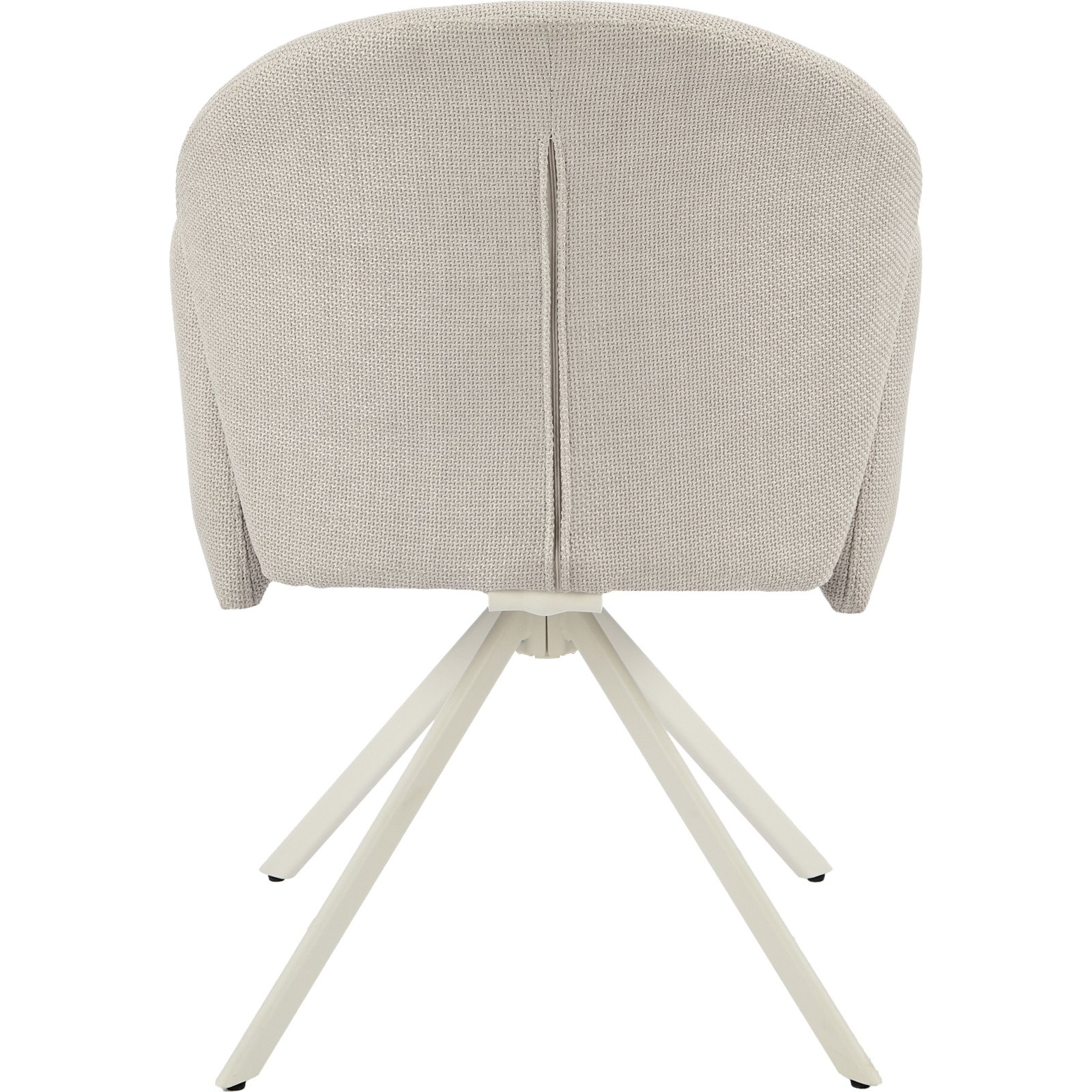 Armlehnstuhl Holly, Stoff beige, drehbar