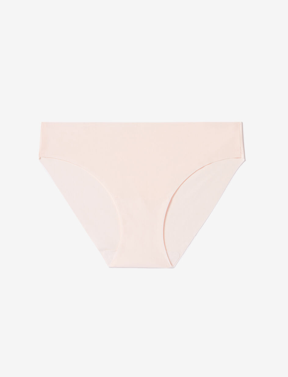 Culotte taille basse - blanc rose