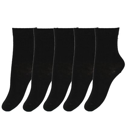 Minymo Socken - 5er-Pack - Schwarz
