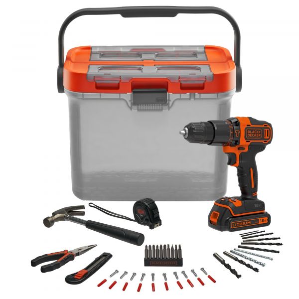 Black   Decker Aparafusadora 18V - BCKSB05-QW