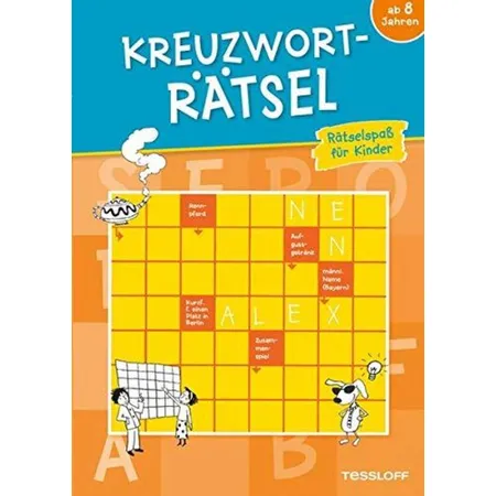 Tessloff Kreuzworträtsel (Rätsel, Spaß, Spiele) ab 8 Jahren (Orange)