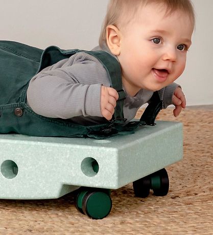 MODU 4x Swirly Wheels - 4er-Pack - Dusty Green