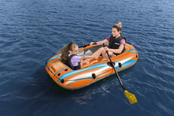 Bestway 61141 / 23, Rafte, Flåde, Grå, Orange, 2 person(er), 120 kg, ISO 6185