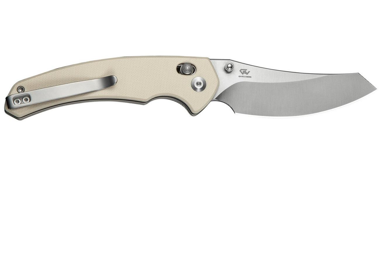 Civivi Sixgill C24050-2 Satin Ivory G10, zakmes, Gavko design