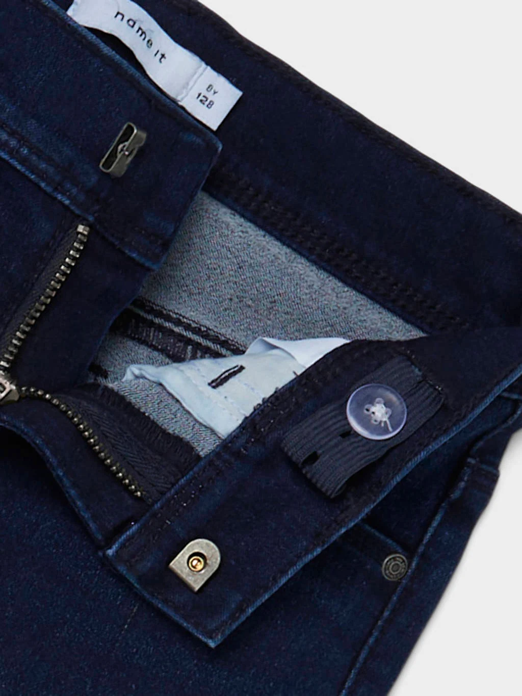 NAME IT skinny jeans NKFPOLLY dark blue denim