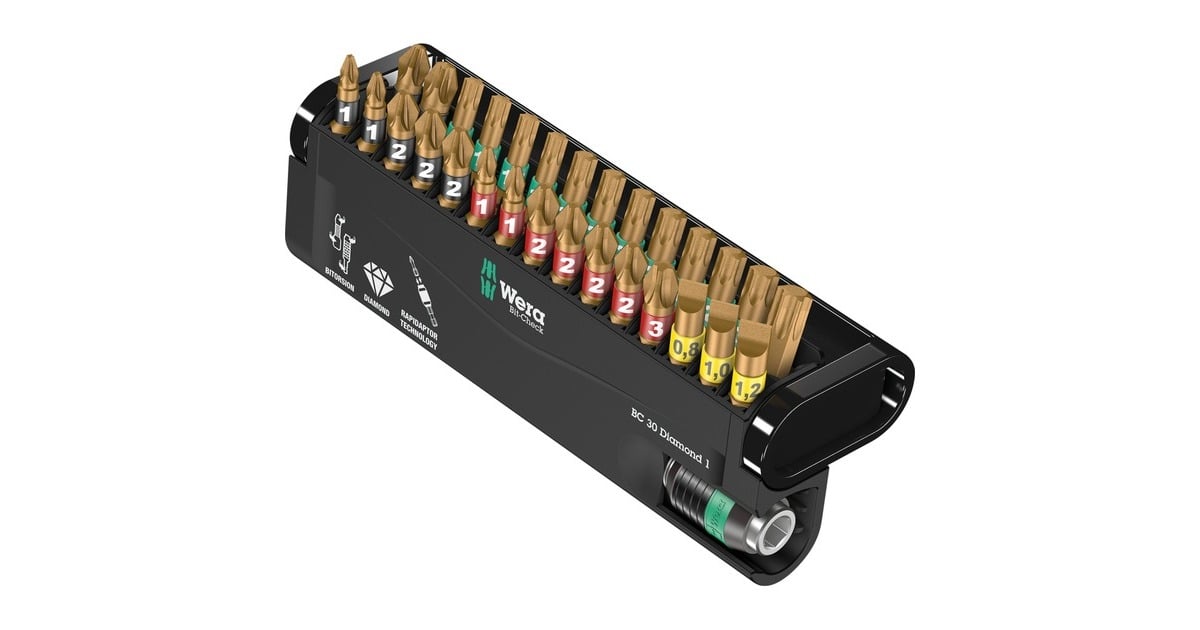 WeraBit-Check 30 Diamond 1 bitset  (Bithouder en bits)