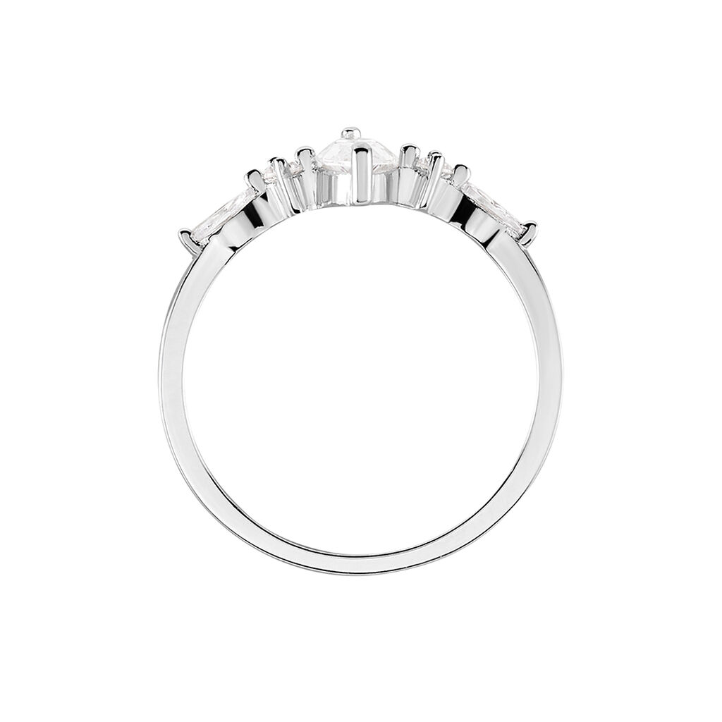 Bague Winter Sweetness Argent Blanc Oxyde De Zirconium