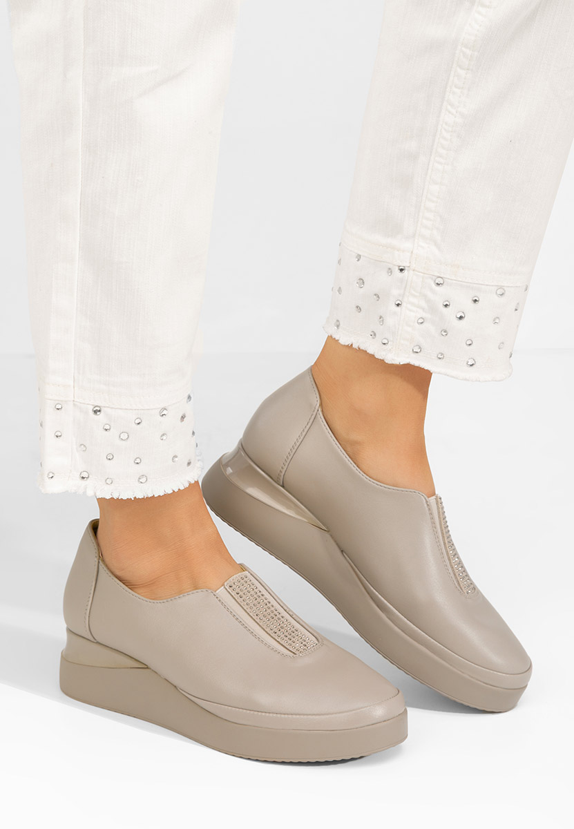 Chaussures casual femme gris Teresia