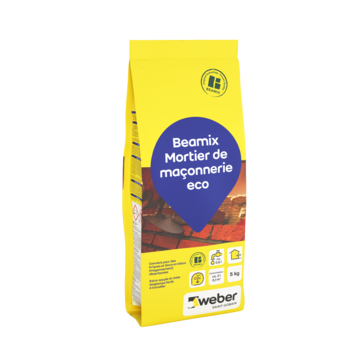 Weber Beamix metselmortel eco grijs 5 kg