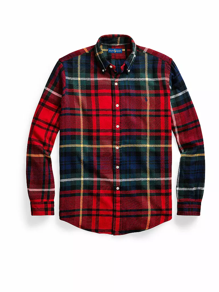 POLO RALPH LAUREN Hemd Regular Fit rot