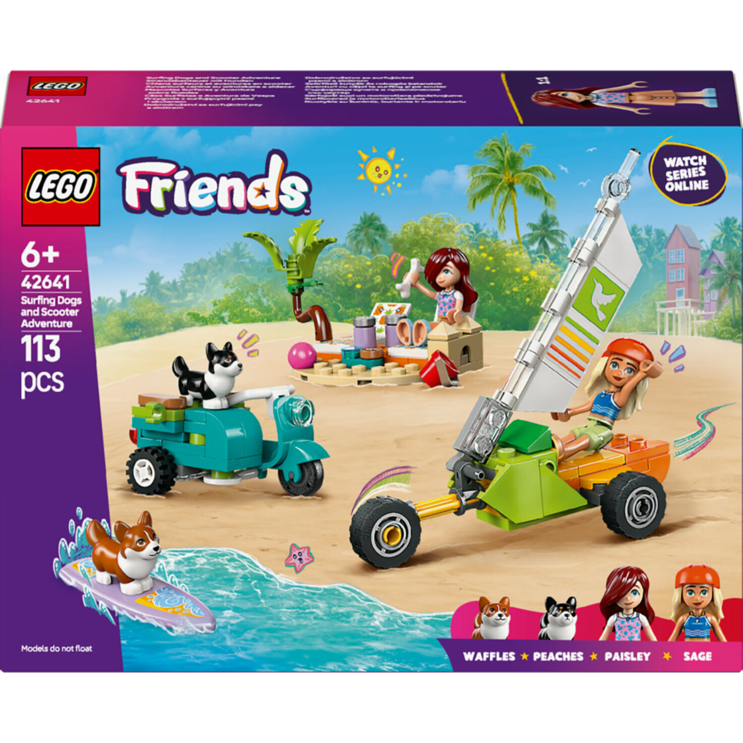 LEGO® Friends 42641 Strandabenteuer mit Hunden ab 6 Jahren