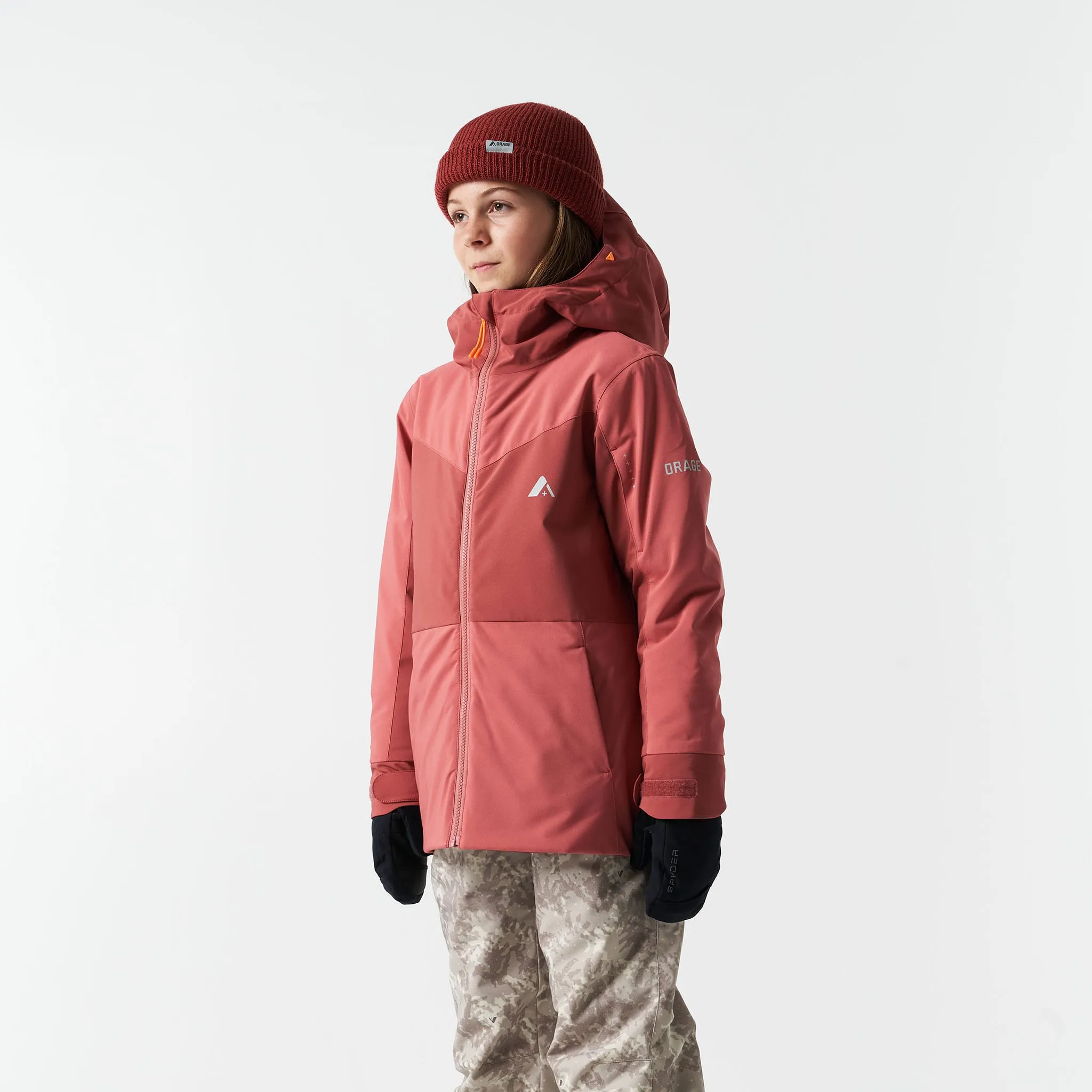 Orage Manteau Lola Corail 10-16ans