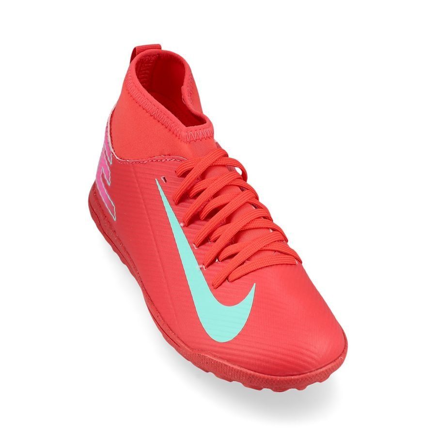 Nike Mercurial Superfly 10 Club TF Mad Energy - Rouge/Vert Enfant