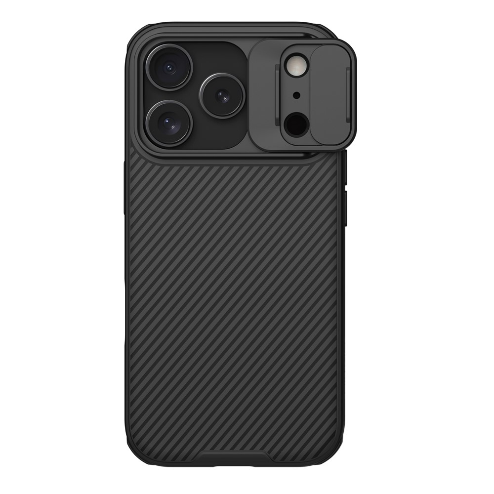 iPhone 17 Pro MagSafe Schutz Hülle Cam-Slider Kameraschutz - Schwarz