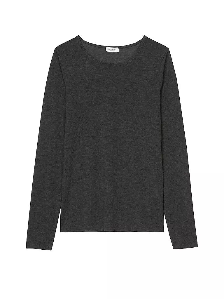 MARC O'POLO Langarmshirt grau