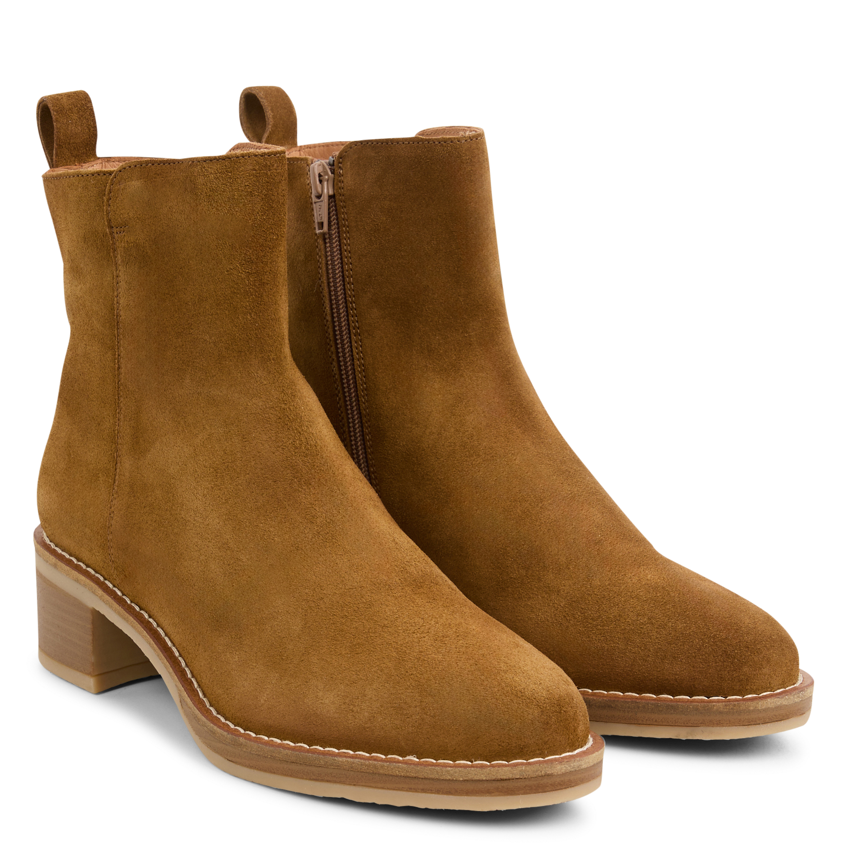 ADELAIDE - Bottines en cuir | Marron