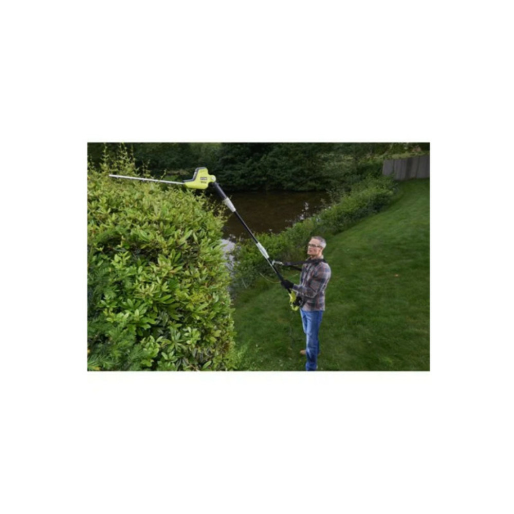Taille-haie sur perche électrique ryobi rpt4545e, 450 w l.45 cm