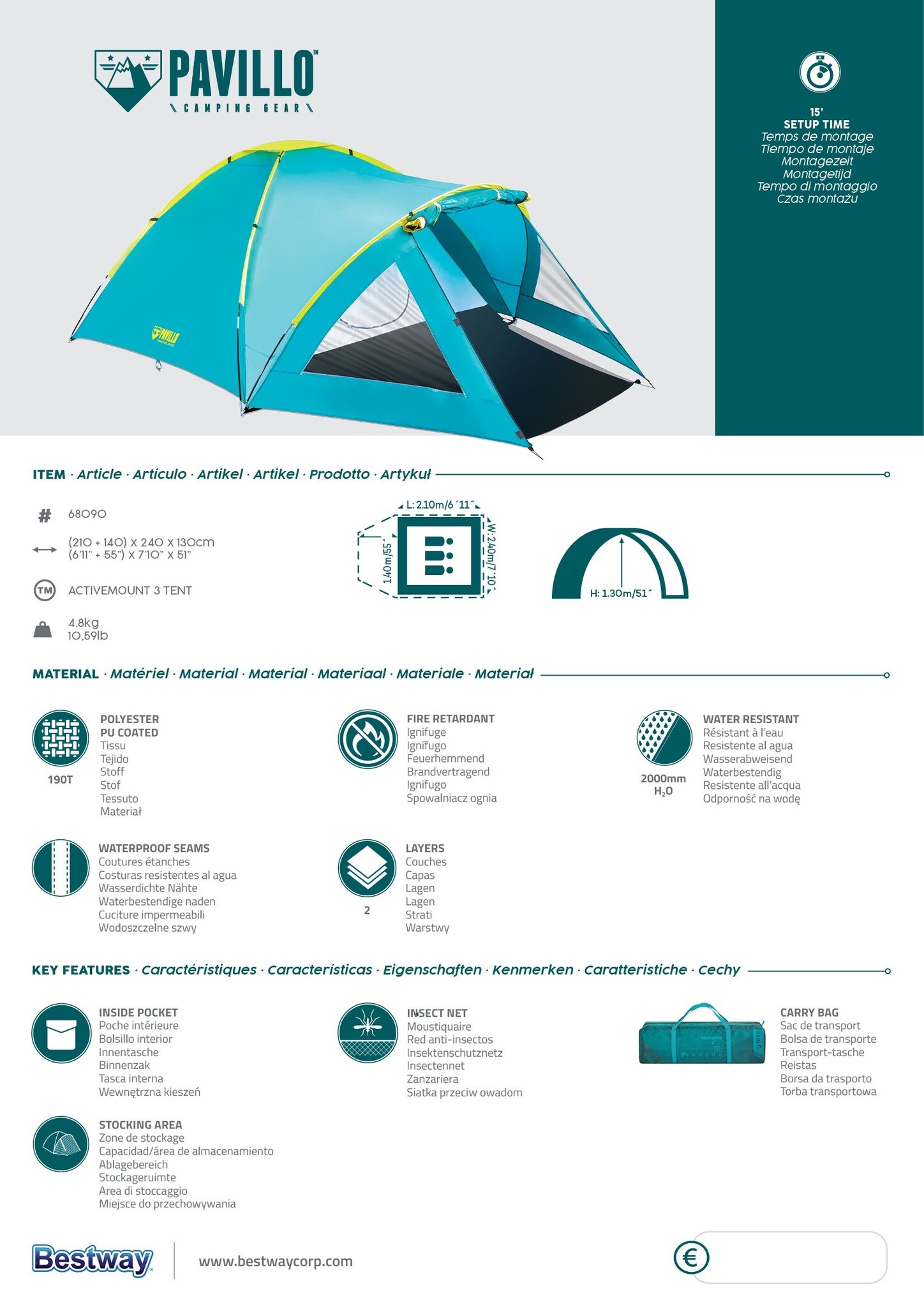 Frontcountry Tent Activemount 3