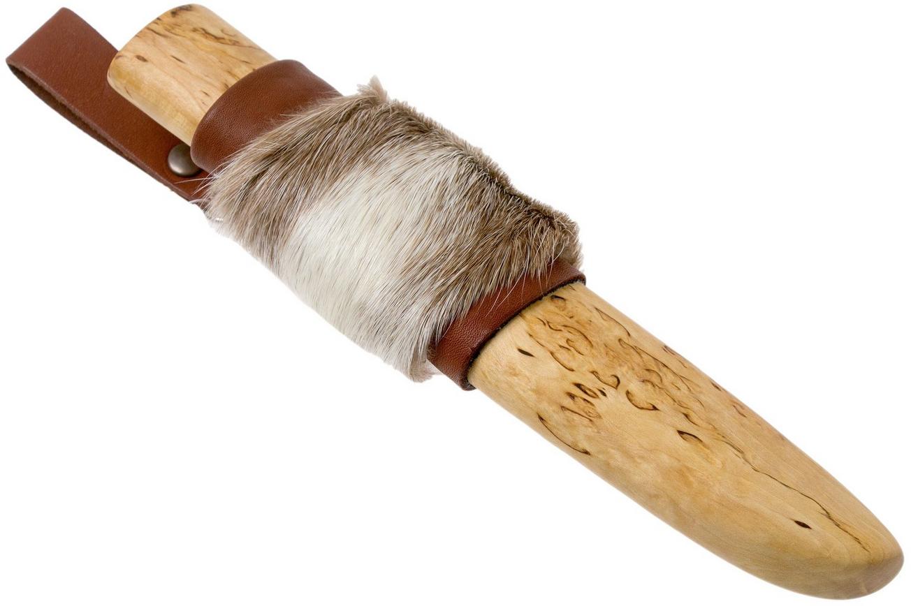 Roselli Grandfather Knife R121 Reindeer & Wood sheath, outdoormes
