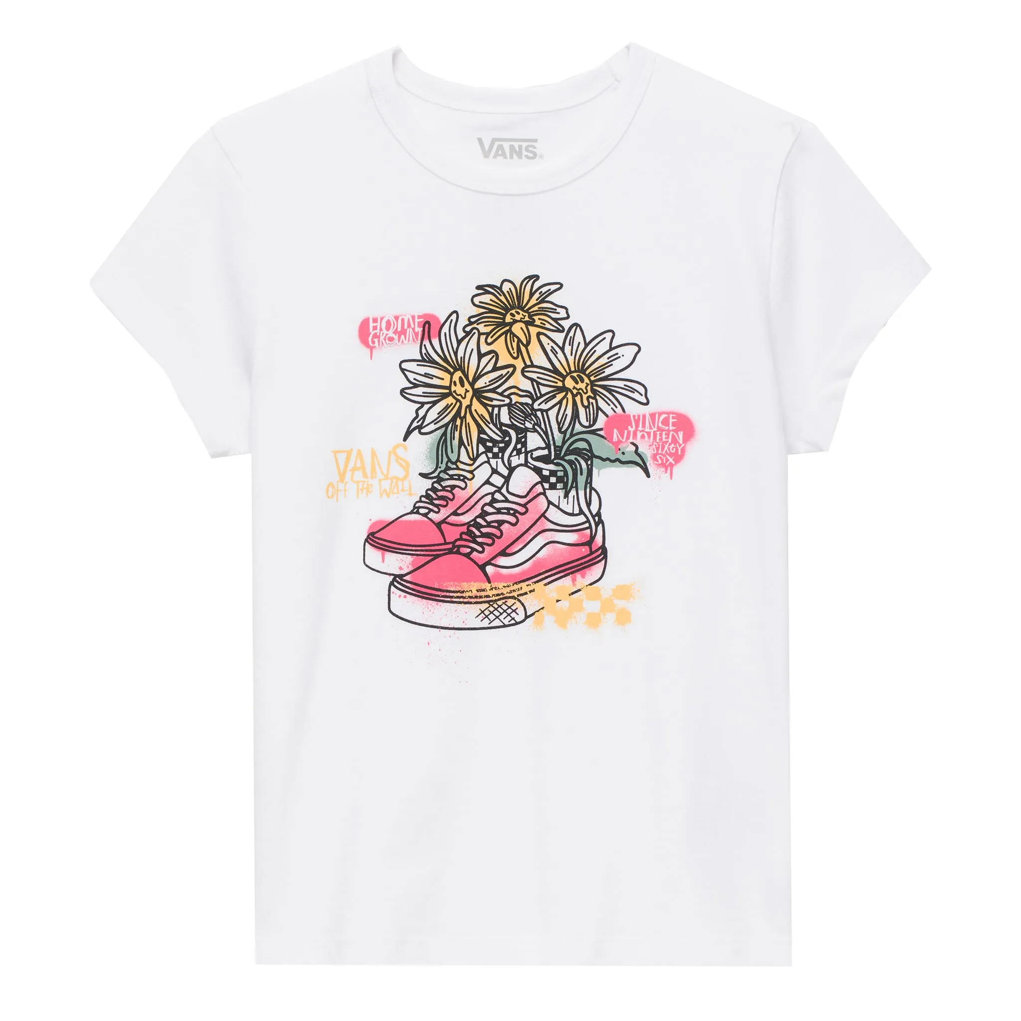 Vans T-Shirt Daisy Shoe 7-16ans