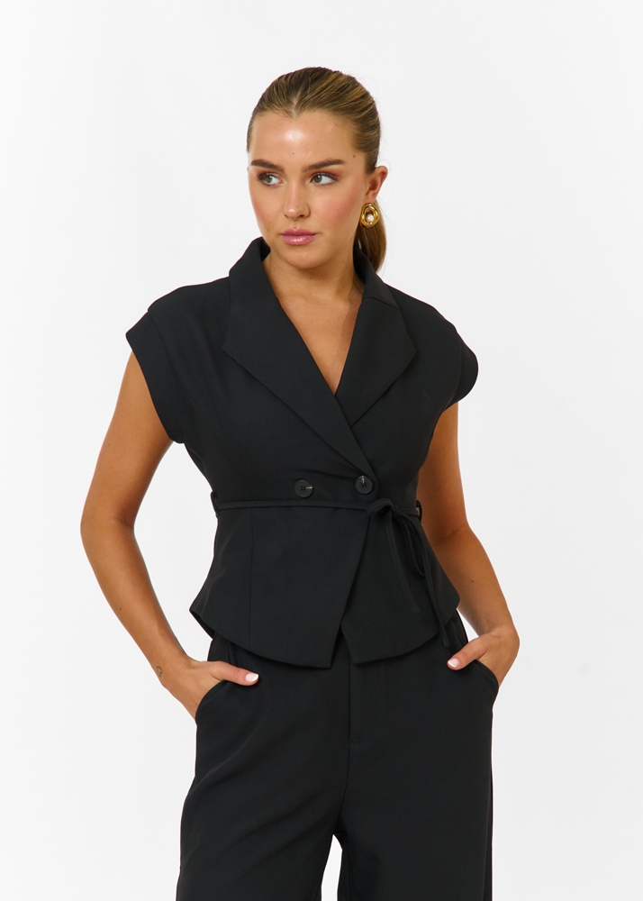 Audrey gilet zwart