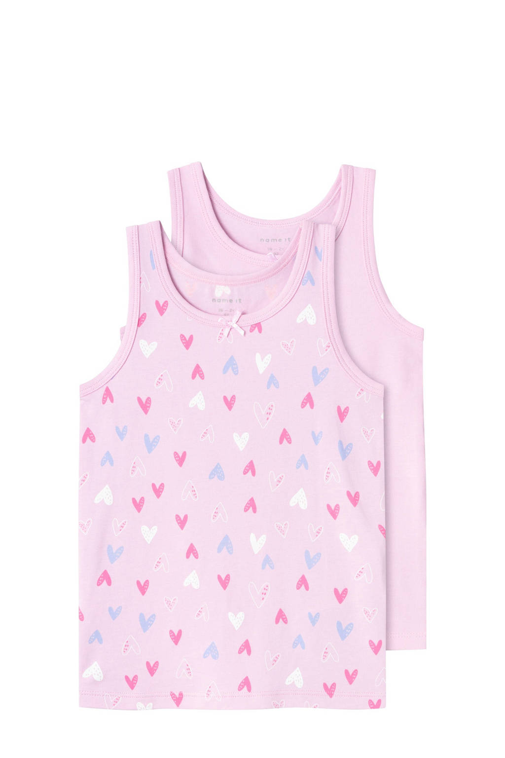 hemd NMFTANK TOP - set van 2 roze