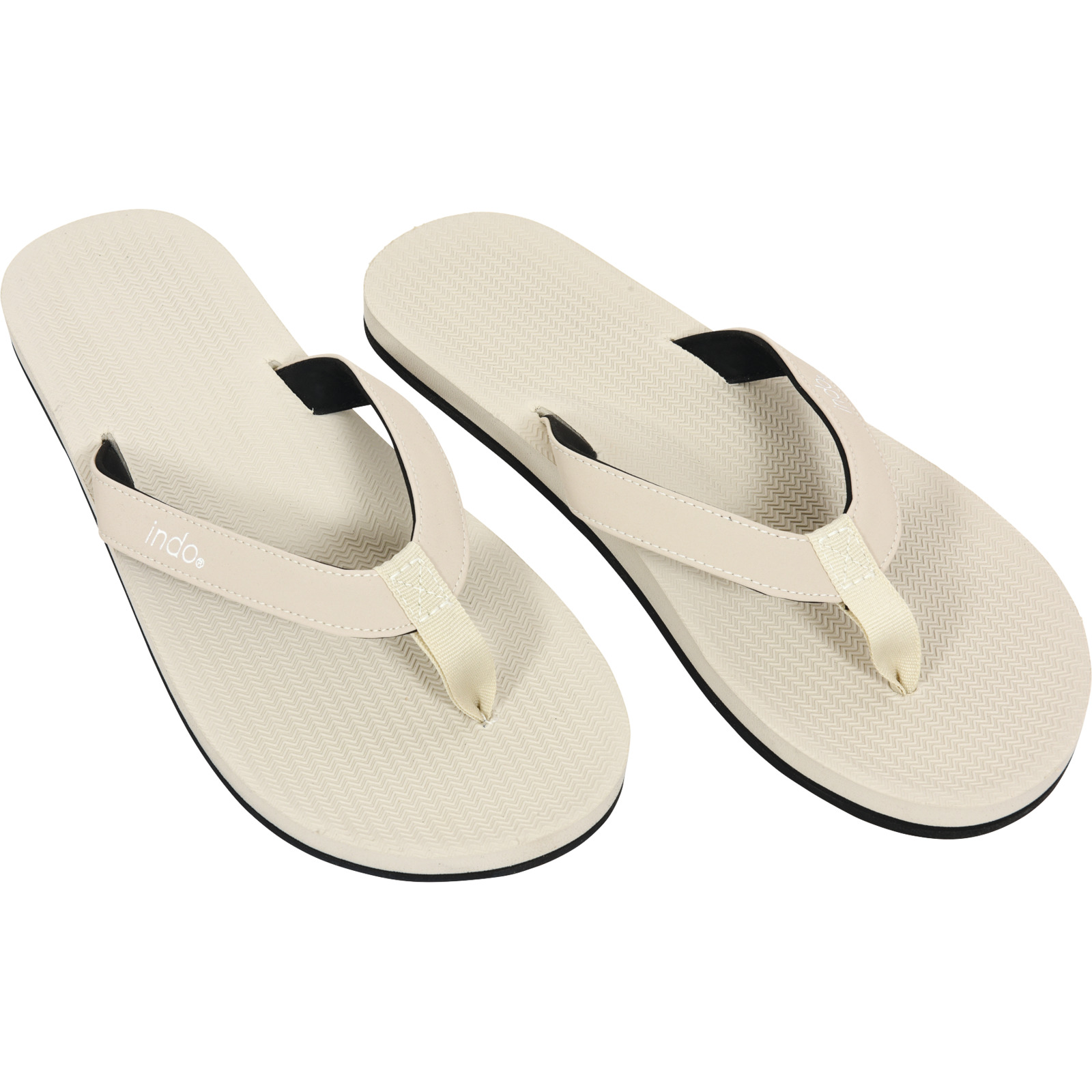 Indosole Herren Flip-Flops Essentls weiss, 39/40