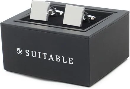 Manchetknoop Vierkant Glad Zilver CL-22 Silver Square kopen