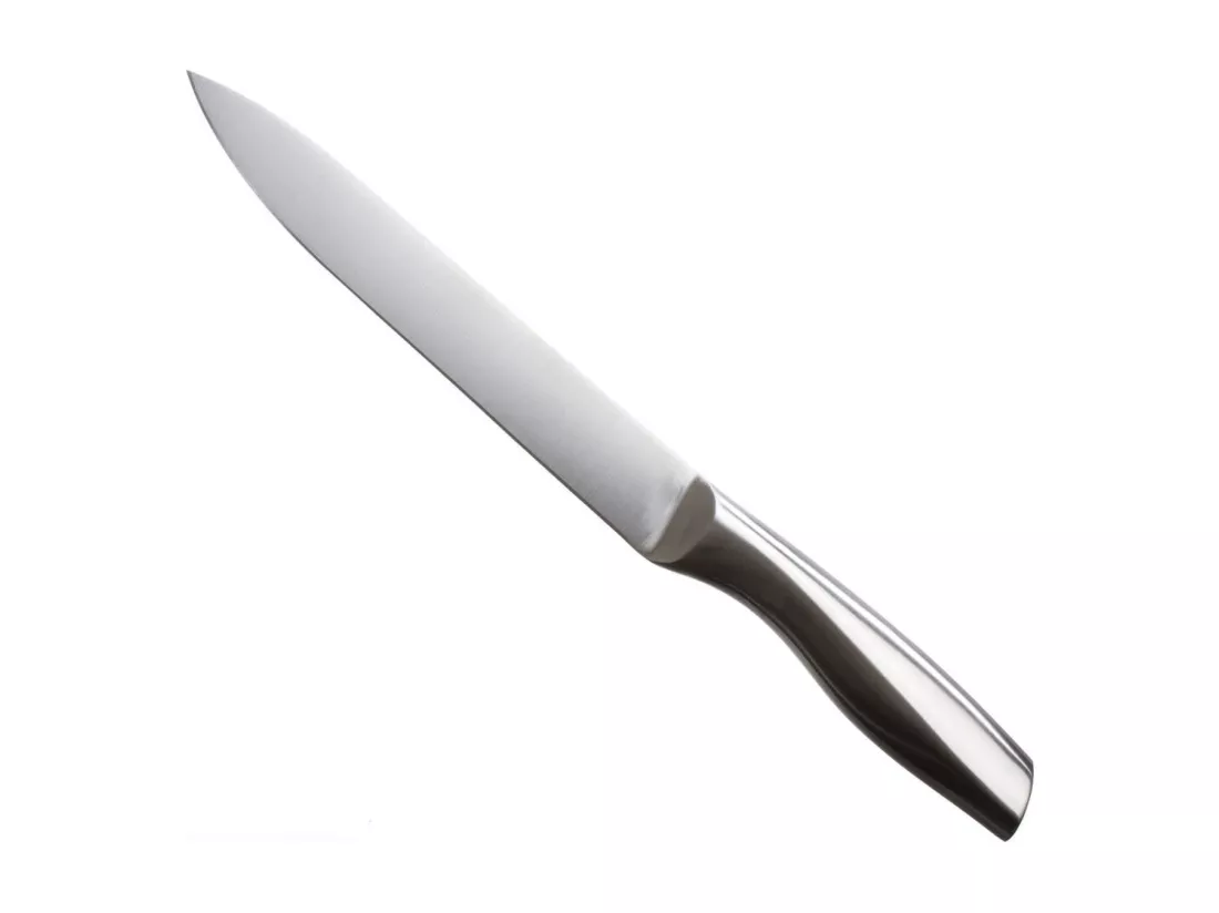 Couteau à Trancher Inox Forgé 34cm Gris