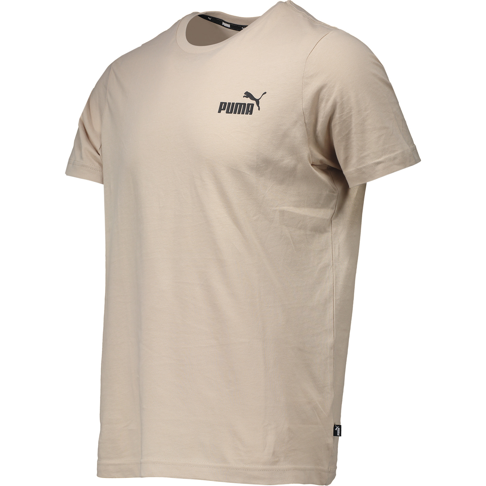 Puma Herren-T-Shirt Ess Small Logo M, beige