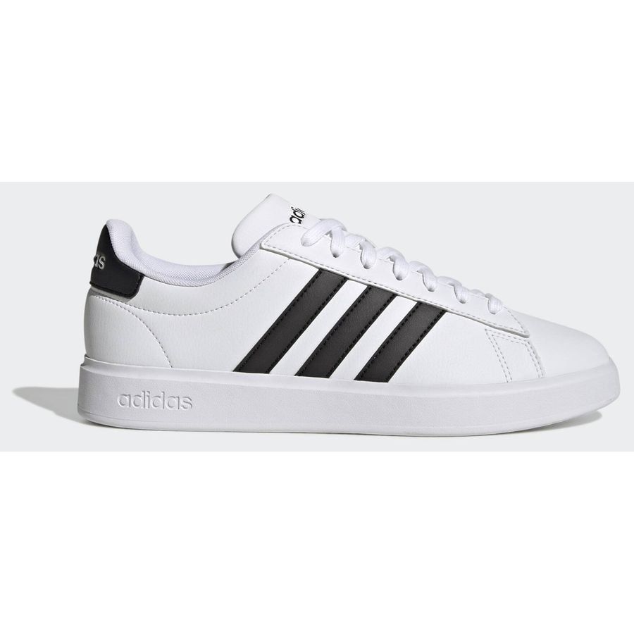 adidas Chaussures Court Cloudfoam Comfort - Blanc/Noir