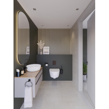 Kleurstaal lattenwand Decowall Acoustic eiken 18x30cm
