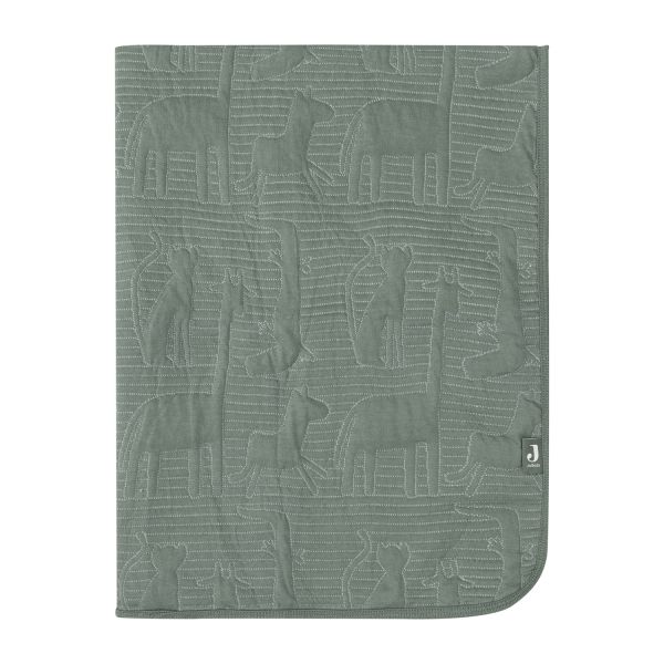 Jollein Jungle Jambo Wiegdeken - 75 x 100 cm - Biscuit / Oatmeal