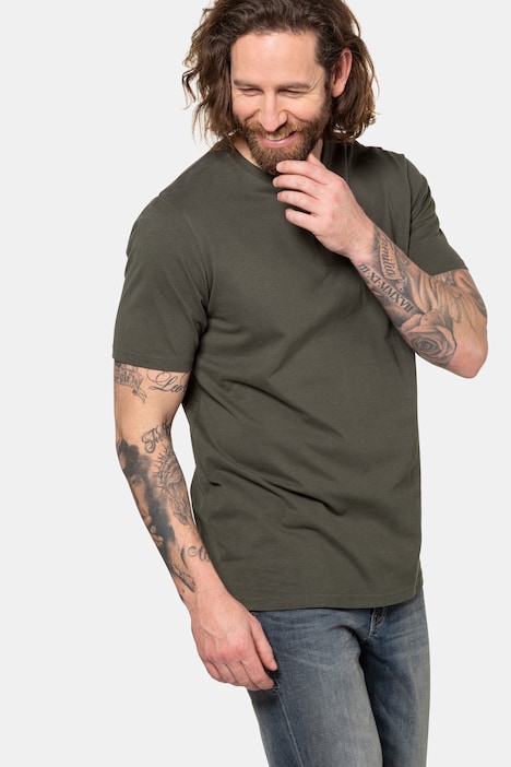 Henley, Basic, Knopfleiste, Halbarm