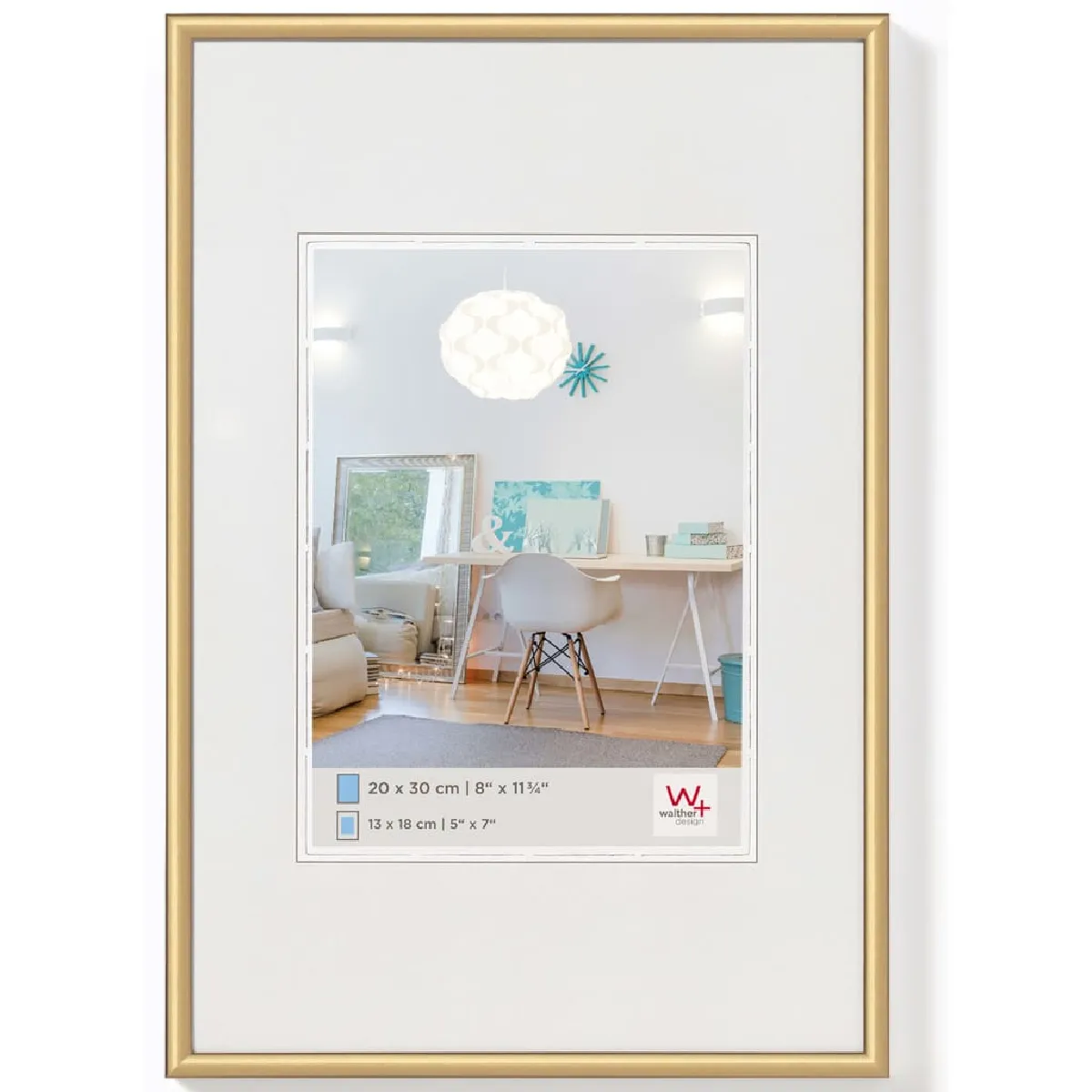 Walther Design New Lifestyle 60x80 cm - Doré
