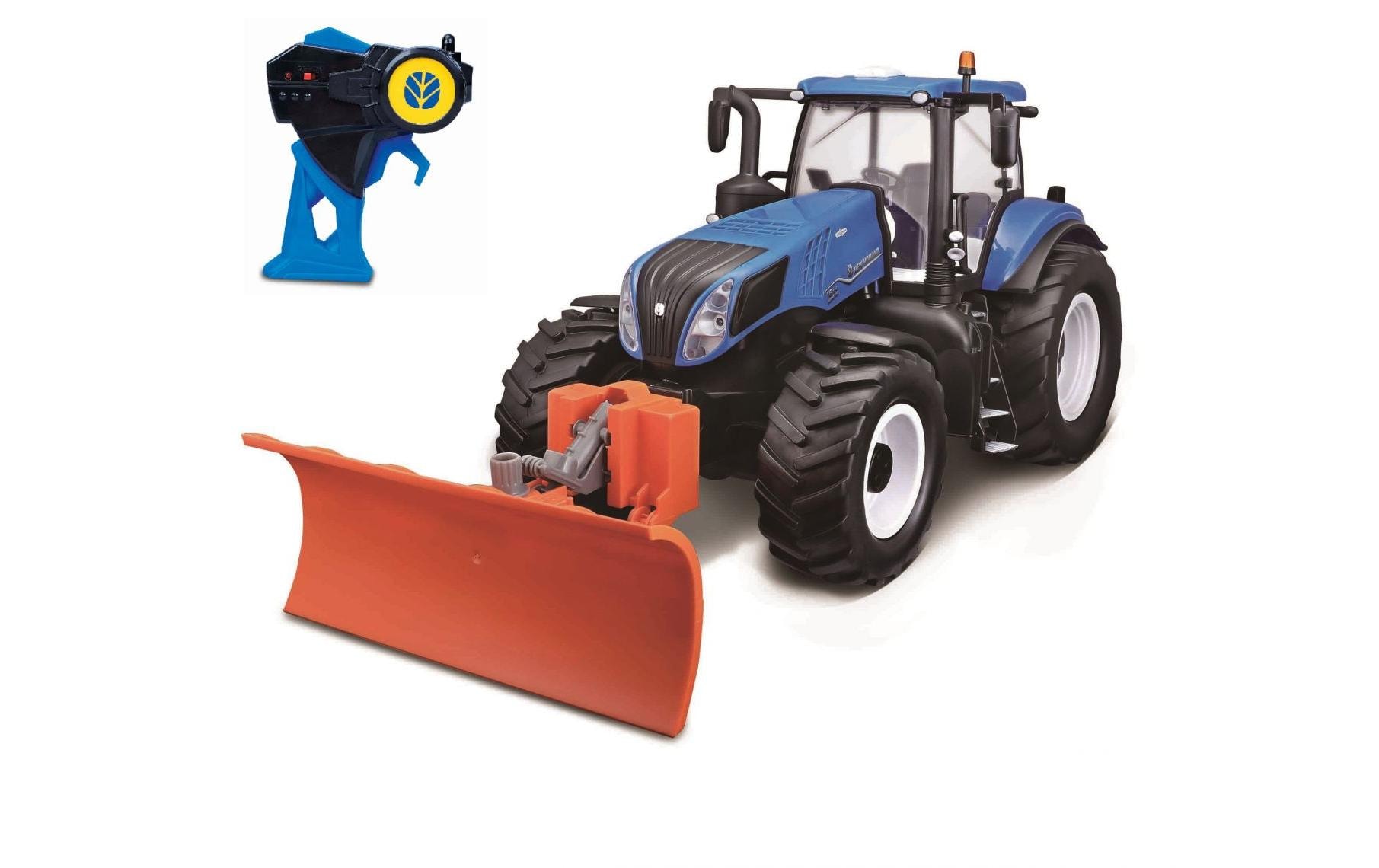 Traktor RC New Holland Traktor mit SchneepflugFerngesteuertes Spielzeug