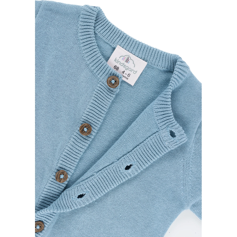 kindsgard Strickoverall strikka Feinstrick blau