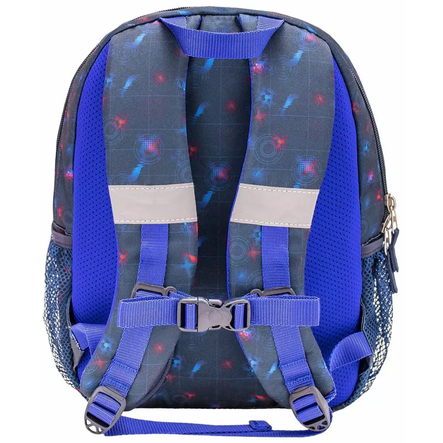 Belmil Kindergartenrucksack Kiddy Plus Kindergartenrucksack für 3-6 Jährige Kinder mit Brustgurt Police