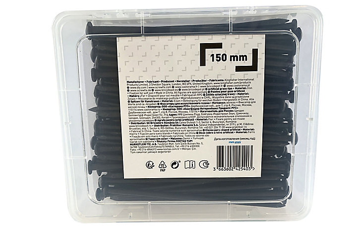 Pointes pour gazon synthétique 150 mm (Lot de 90)