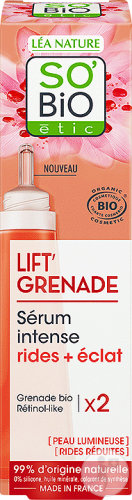 So'Bio Étic Lift'Grenade Sérum Intense Rides + Éclat Bio Tube 30ml