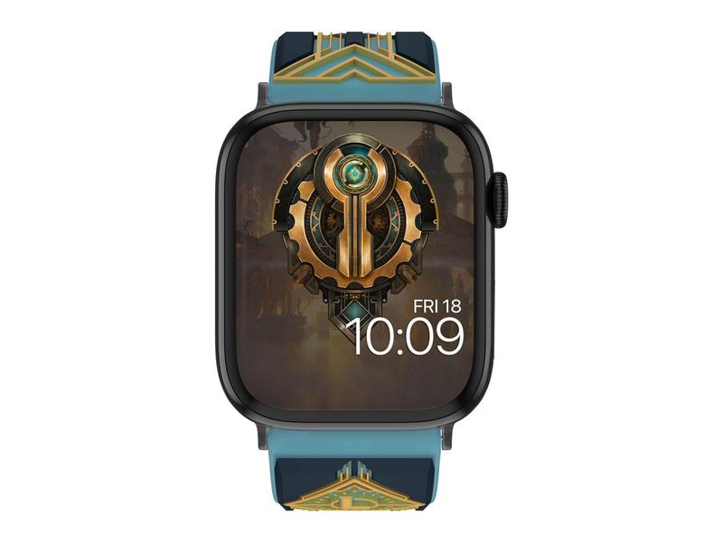 Moby Fox Armband Smartwatch League of Legends 3D Hextech Ma Offiziell lizenziertes Armband aus hochwertigem Silikon