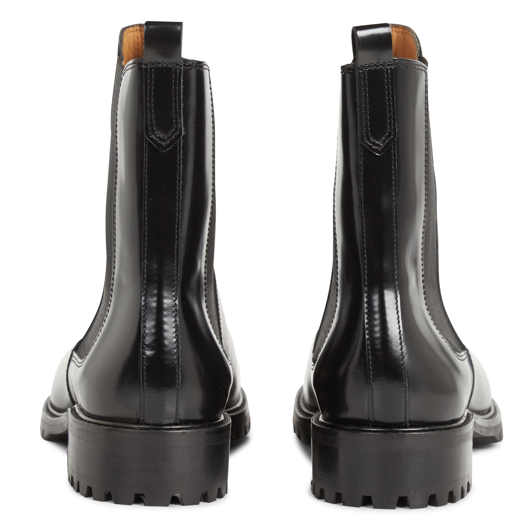 BOTTINES 500 - Chealsea boots en cuir| Noir