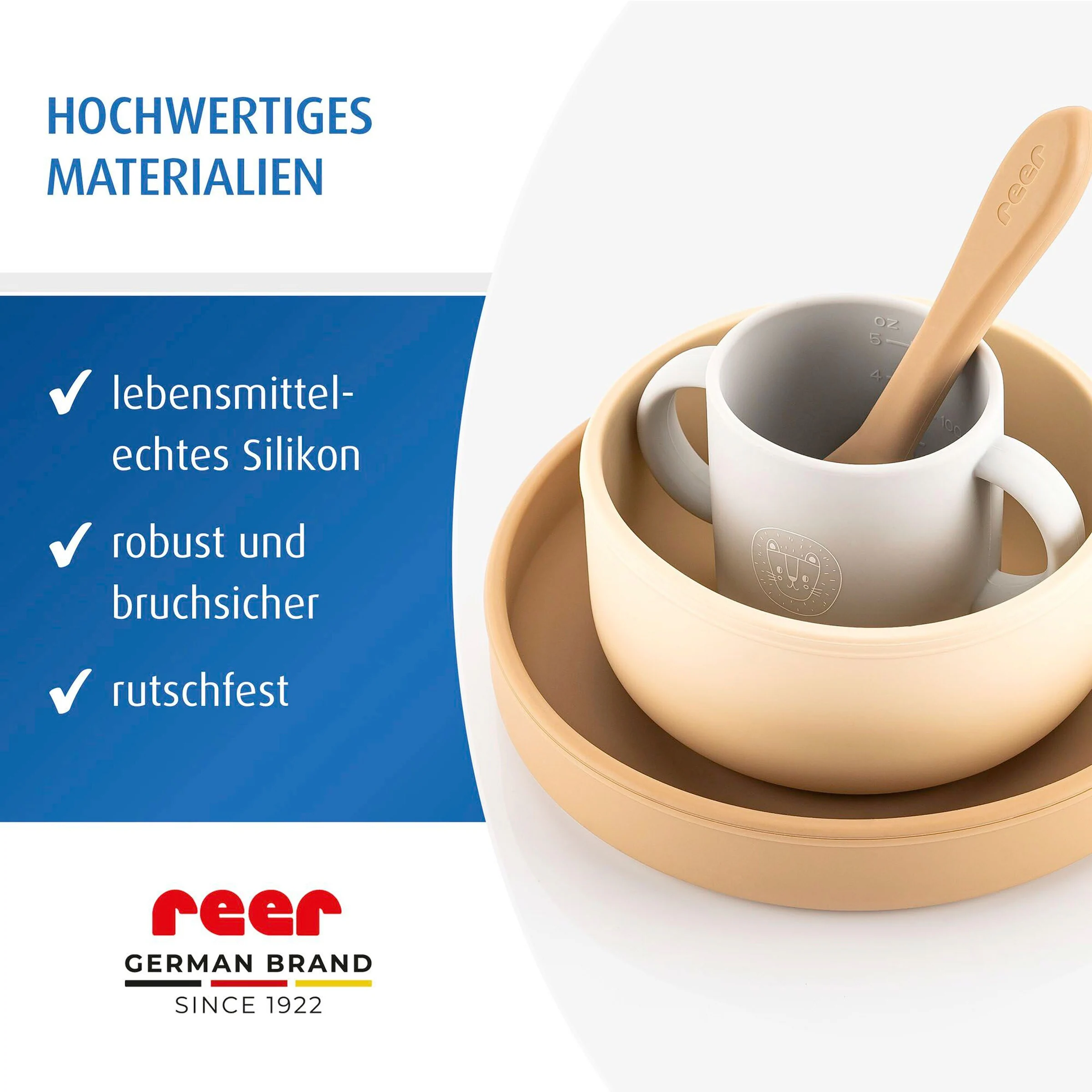 reer 4-tlg. Geschirrset beige